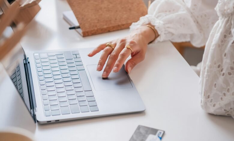 Illustration of a person using automation tools to manage an affiliate marketing business in 2024, with graphs and network icons.